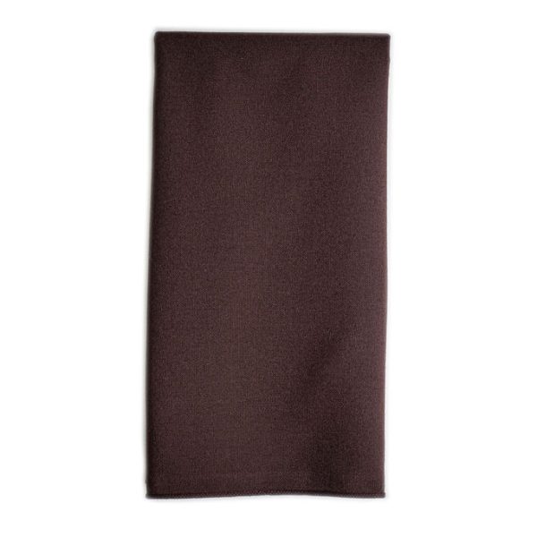 FLC Spun Poly Hemmed Napkin | Brown