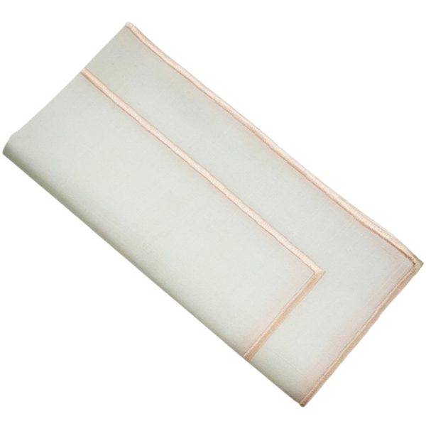Monarch Napkin | White Blush